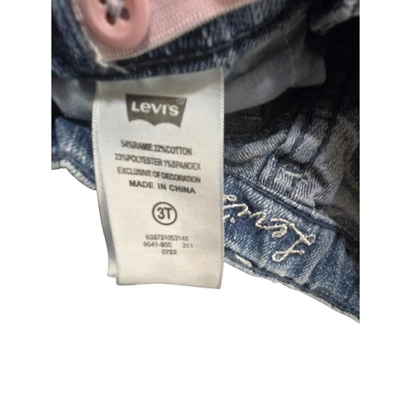 Levi’s Girls Bootcut Jeans Size 3T Regular | Light Wash Embroidered - Picture 5 of 5